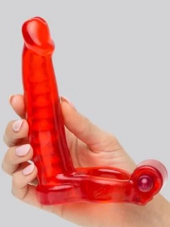Double Penetrator Cock Ring Anal Vibrator Strap-On -Online Sex toys shop 10239 a10239 red 004