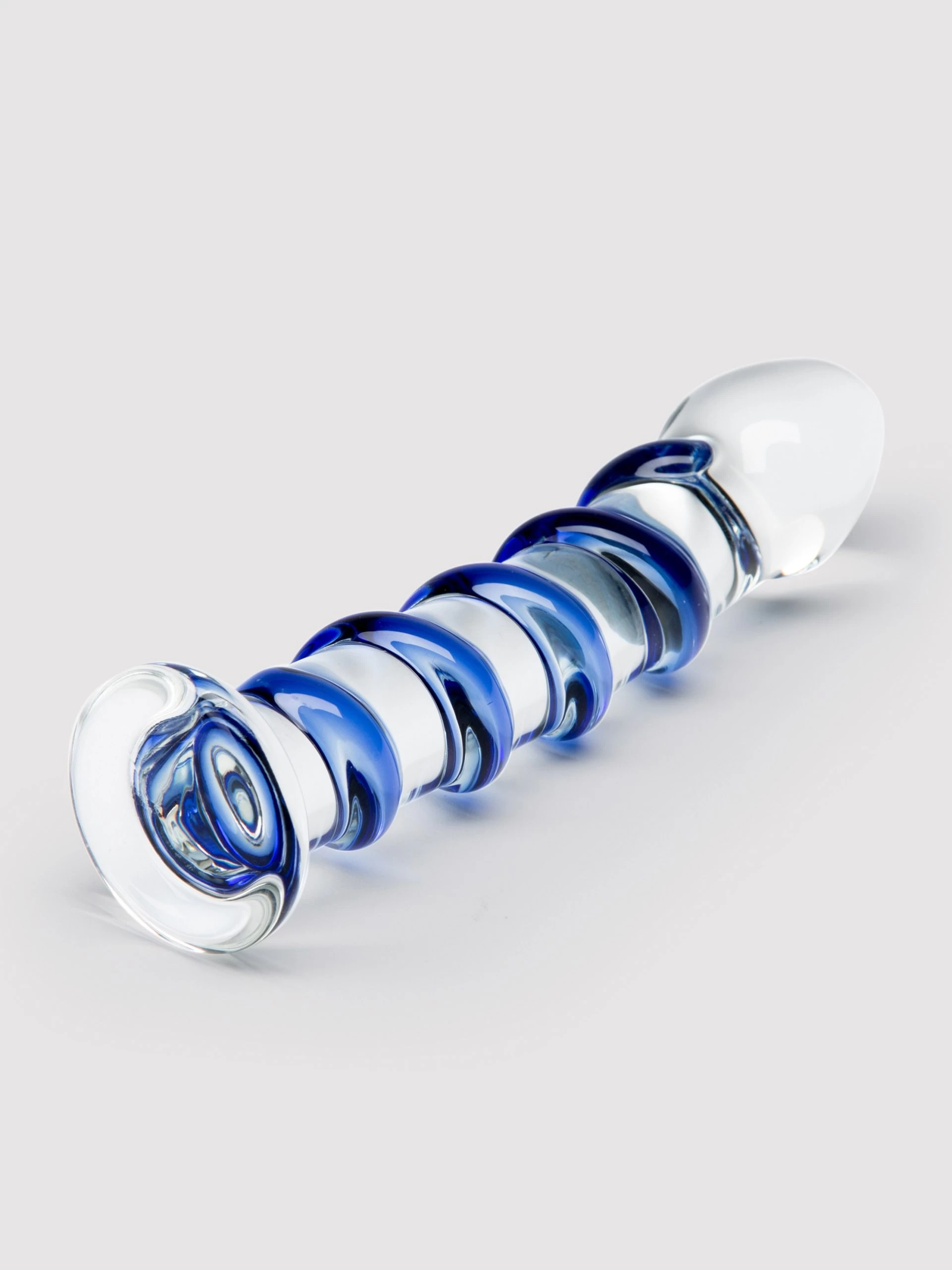 Icicles No 5 Sapphire Spiral Glass Dildo 7 Inch 6 Icicles No 5 Sapphire Spiral Glass Dildo 7 Inch - Image 4