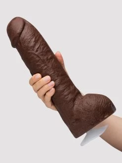 Doc Johnson Bam Black Realistic Vac-U-Lock Large Cock 10.5 Inch -Online Sex toys shop 12107 a12107 flesh brown 004