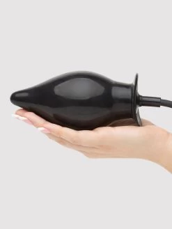 Cock Locker Large Inflatable Butt Plug 7.5 Inch -Online Sex toys shop 12849 a12849 black 005