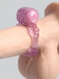 BASICS Vibrating Waterproof Cock Ring -Online Sex toys shop 16244 a14877 purple 003