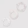 BASICS Triple Cock Ring Set (3 Count) 1 BASICS Triple Cock Ring Set (3 Count) -Online Sex toys shop 18209 a15984 clear 000