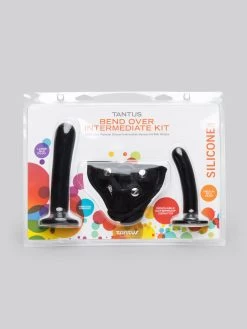 Tantus Intermediate Unisex Vibrating Strap-On Harness Kit (6 Piece) -Online Sex toys shop 20157 a16829 black 003