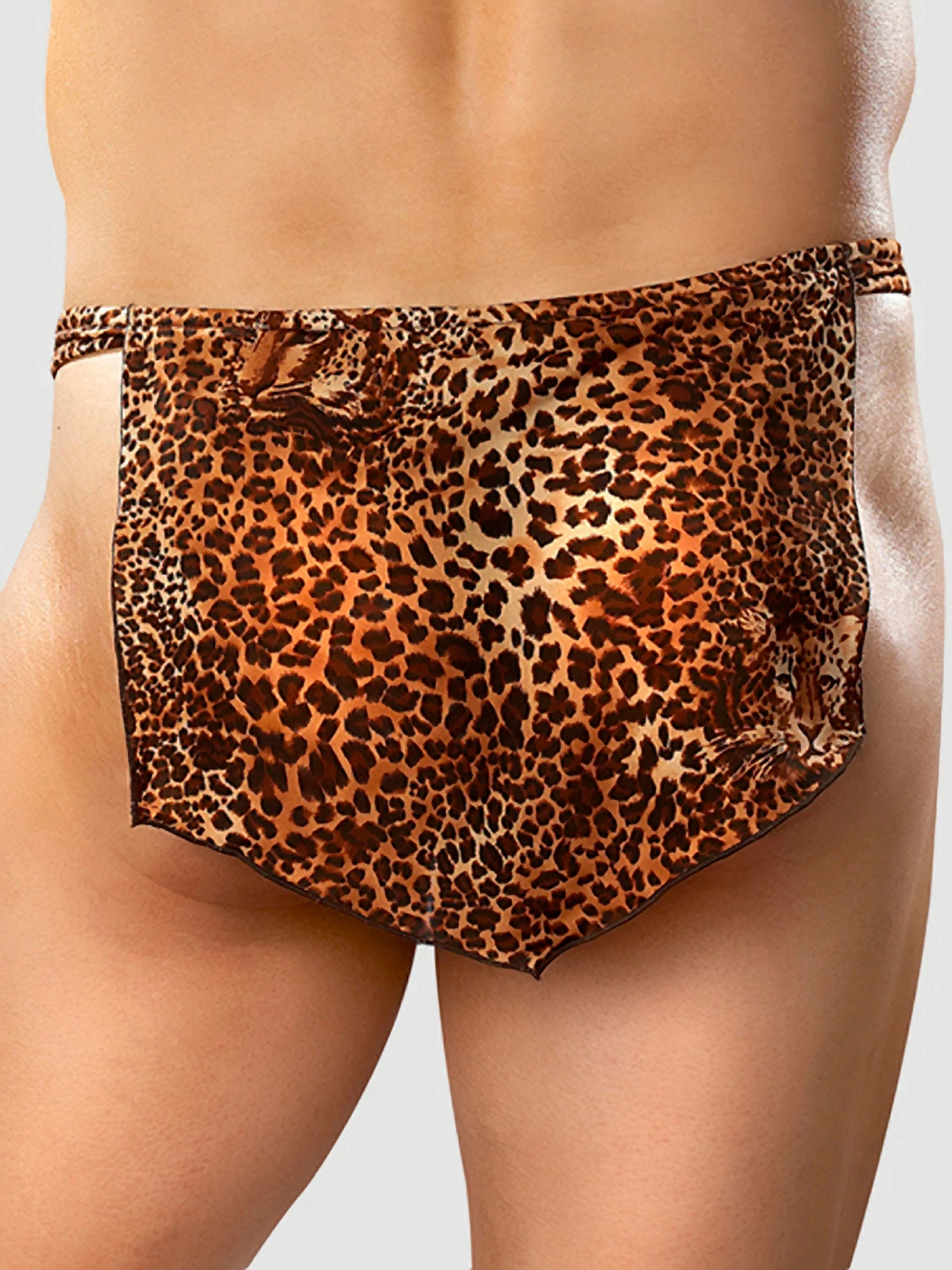 Male Power Animal Print Tarzan Loin Cloth 4 Male Power Animal Print Tarzan Loin Cloth - Image 2