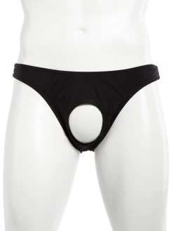 Male Power Black Pouchless Open Front Briefs -Online Sex toys shop 22353 a18048 black regular 002
