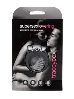 Tracey Cox Supersex Silicone Vibrating Love Ring -Online Sex toys shop 23758 a18919 black 004