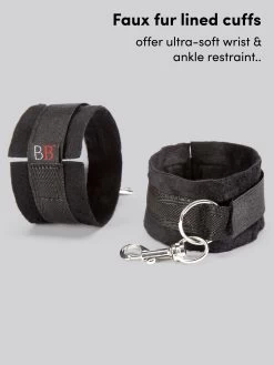 Bondage Boutique Bound To Please Black Under Mattress Restraint -Online Sex toys shop 26203 a19809 black 005