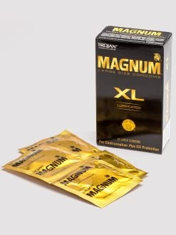 Trojan Magnum XL Latex Condoms (12 Count)