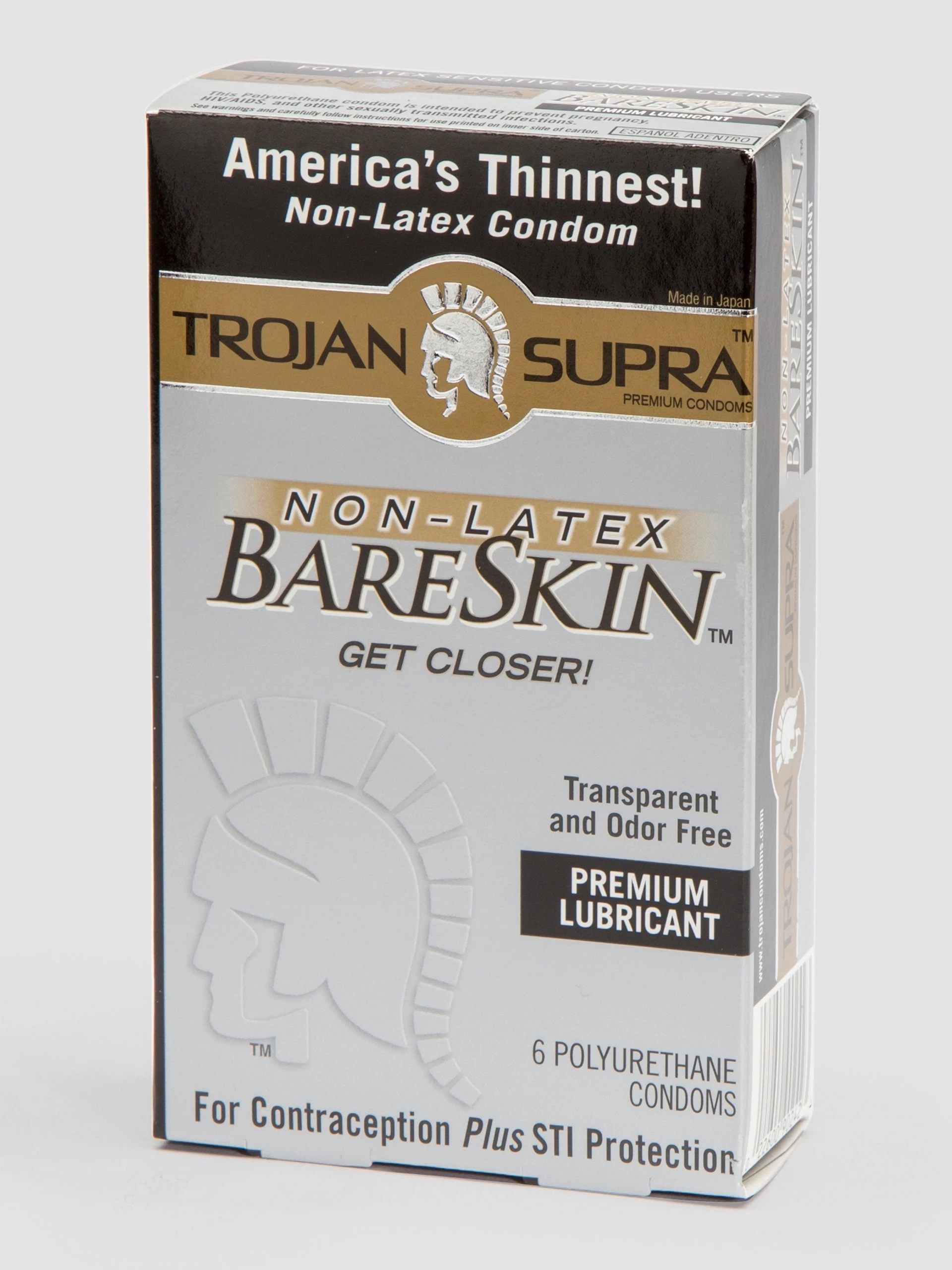 Trojan Supra Non Latex Polyurethane Condoms (6 Count) 4 Trojan Supra Non Latex Polyurethane Condoms (6 Count) - Image 2