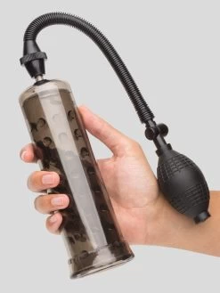 BASICS Textured Penis Pump 7.5 Inches -Online Sex toys shop 28673 a20955 black 002