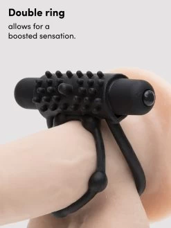 Lovehoney Bionic Bullet 5 Function Vibrating Cock Ring -Online Sex toys shop 31343 a22187 black 003