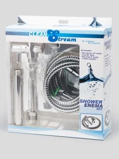 Clean Stream Deluxe Shower Enema Set 13 Clean Stream Deluxe Shower Enema Set -Online Sex toys shop 32324 a22625 silver 005