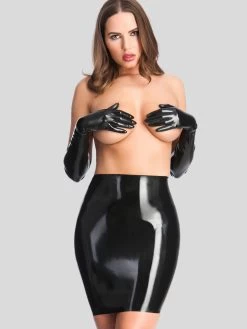 Rubber Girl Latex Spanking Mini Skirt -Online Sex toys shop 38911 a25467 black regular 007