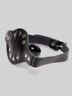 Bondage Boutique Leather And Studs Dildo Gag