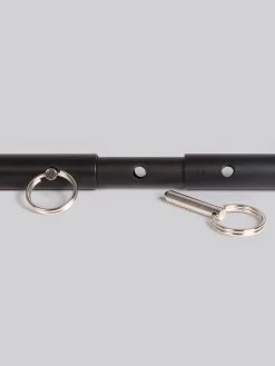 Bondage Boutique Expandable Spreader Bar With Leather Cuffs -Online Sex toys shop 39326 a25619 black 003
