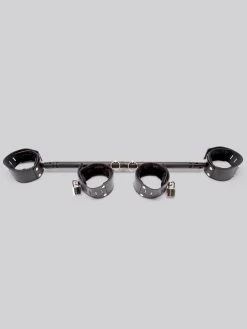 Bondage Boutique Extreme Expandable Spreader Bar With Leather Cuffs 11 Bondage Boutique Extreme Expandable Spreader Bar With Leather Cuffs -Online Sex toys shop 39327 a25620 black 003