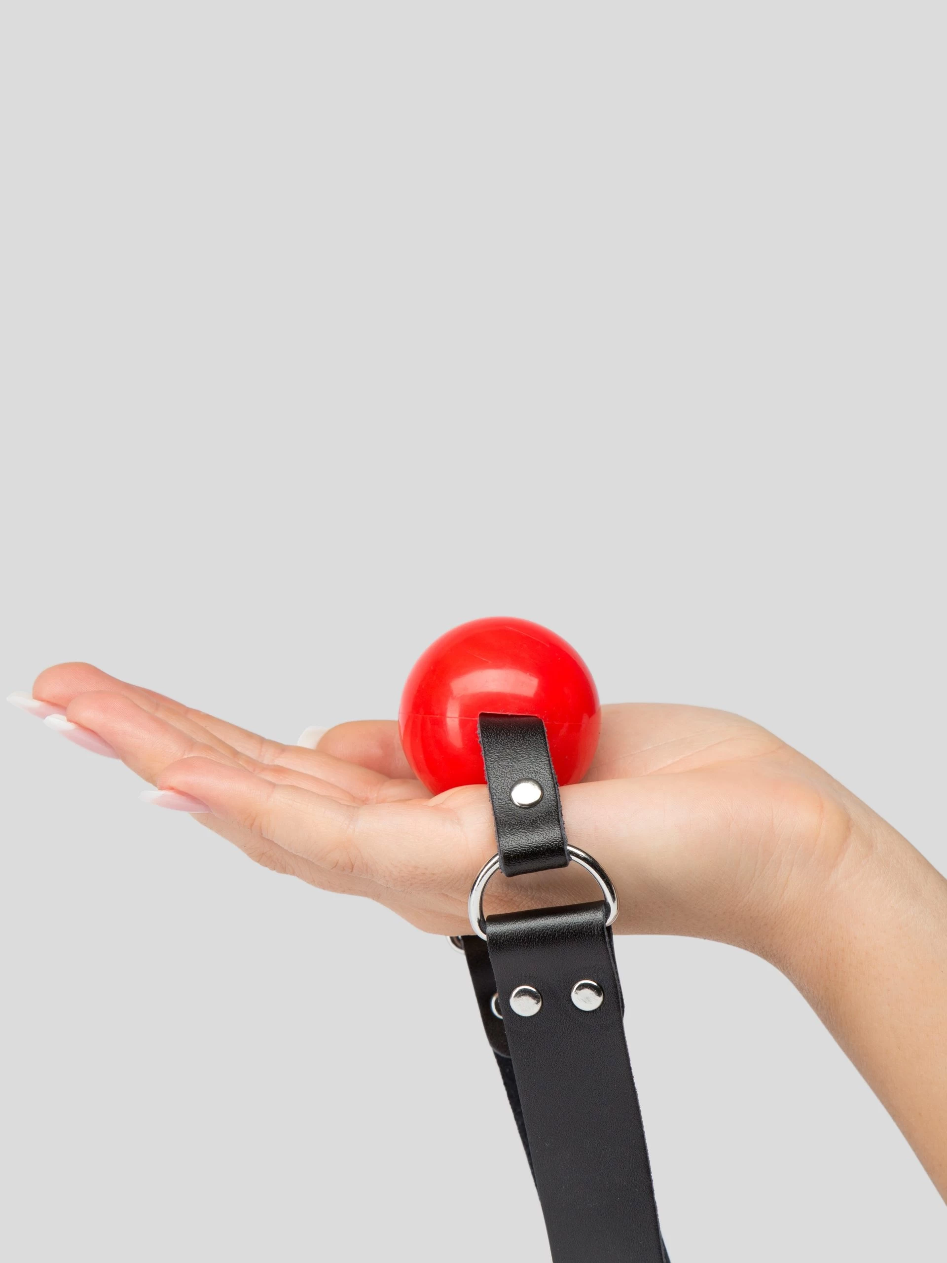 Bondage Boutique Large Silicone Ball Gag 6 Bondage Boutique Large Silicone Ball Gag - Image 4