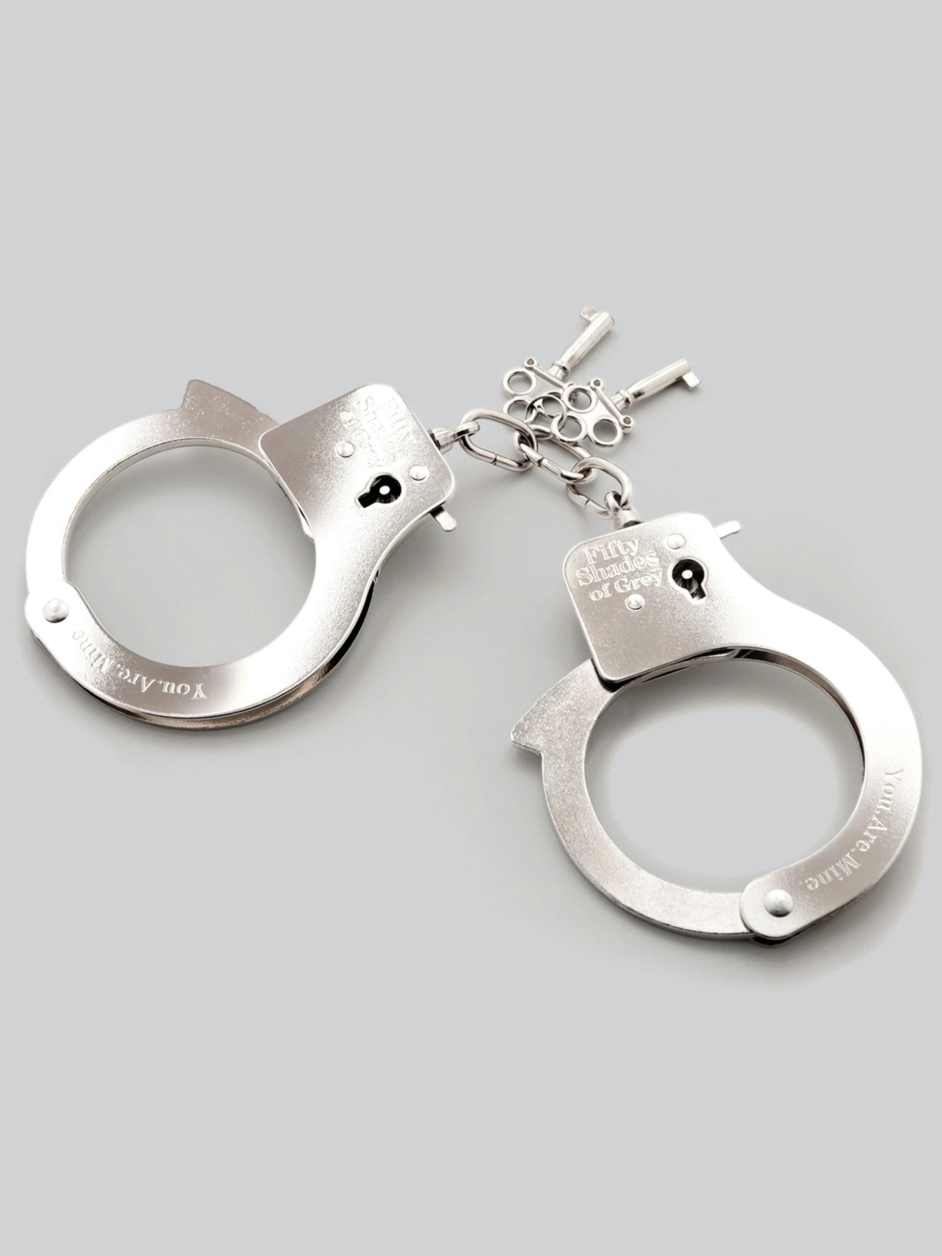 Fifty Shades Of Grey You. Are. Mine. Metal Handcuffs 3 Fifty Shades Of Grey You. Are. Mine. Metal Handcuffs