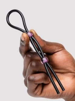 Doc Johnson Adjustable Silicone Cock Ring Set (2 Count) -Online Sex toys shop 42709 a27203 black 004