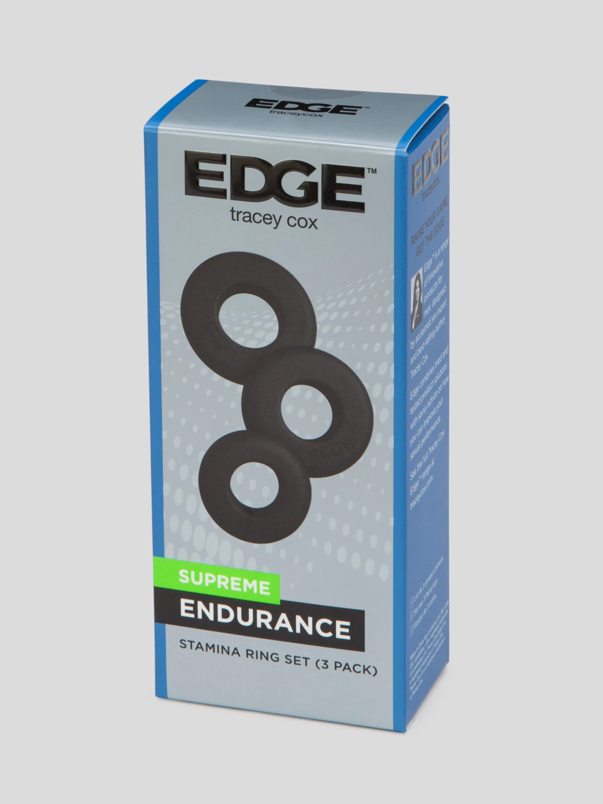 Tracey Cox EDGE Supreme Endurance Triple Stamina Ring Set (3 Count) 9 Tracey Cox EDGE Supreme Endurance Triple Stamina Ring Set (3 Count) - Image 7