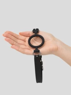 DOMINIX Deluxe Silicone O-Ring Gag 1.5-Inches Diameter -Online Sex toys shop 46902 a28813 black 002