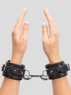 DOMINIX Deluxe Leather Wrist Cuffs