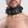 DOMINIX Deluxe Heavy Leather Collar 2 DOMINIX Deluxe Heavy Leather Collar -Online Sex toys shop 49131 a29689 black 000