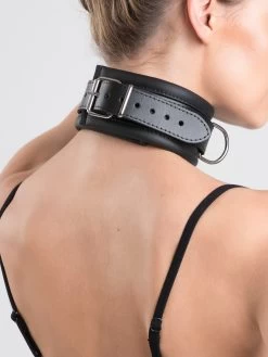 DOMINIX Deluxe Heavy Leather Collar -Online Sex toys shop 49131 a29689 black 003