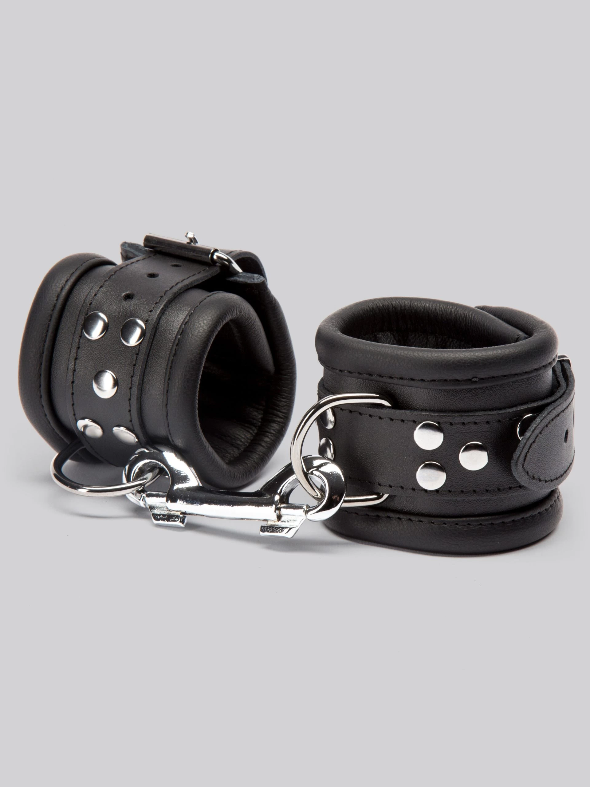 DOMINIX Deluxe Heavy Leather Wrist Cuffs 4 DOMINIX Deluxe Heavy Leather Wrist Cuffs - Image 2