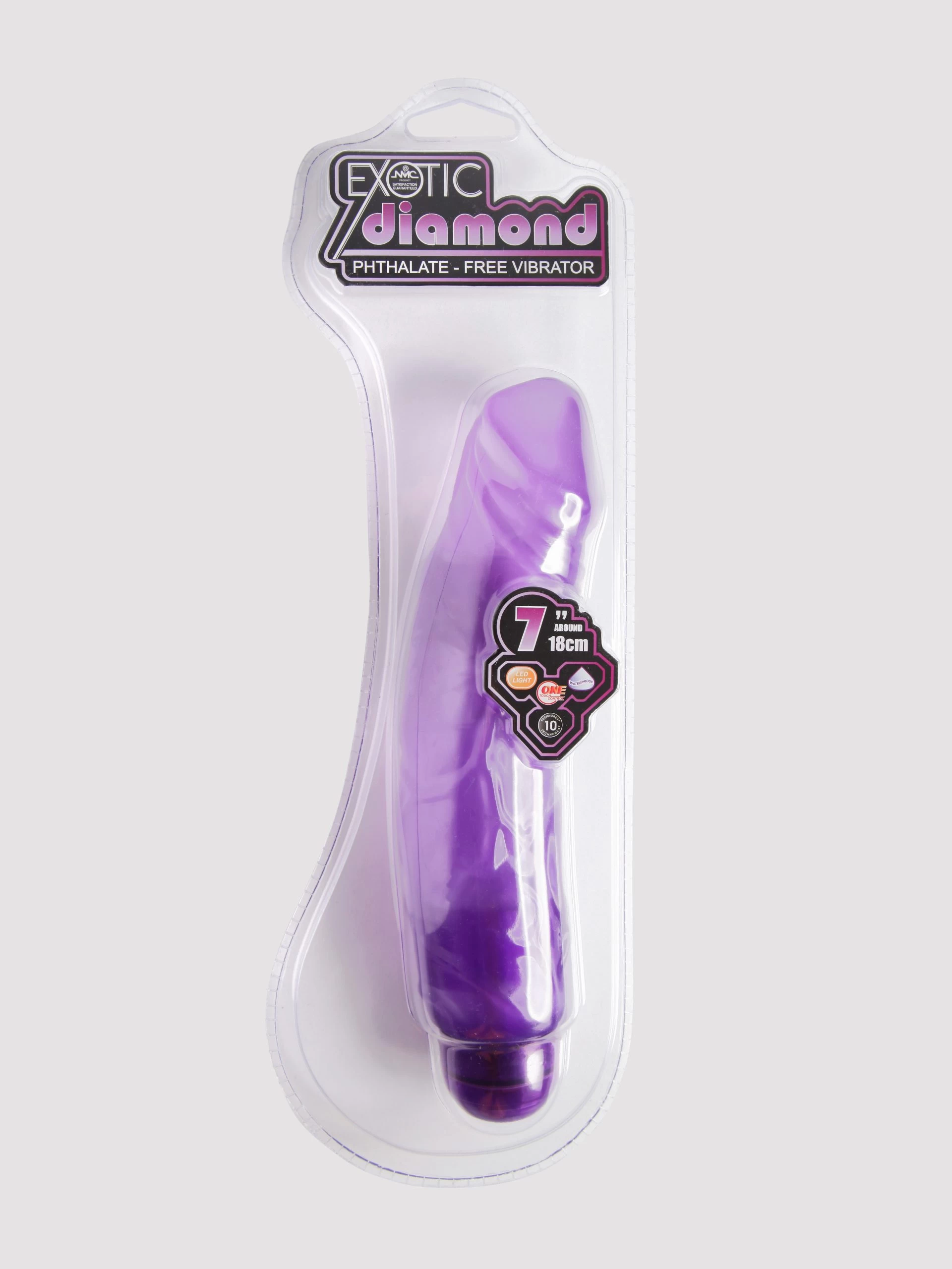 Exotic Diamond 10 Function Extra Girthy Realistic Dildo Vibrator 9 Inch 4 Exotic Diamond 10 Function Extra Girthy Realistic Dildo Vibrator 9 Inch - Image 2