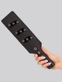 ElectraStim Bi-Polar ElectraPaddle Leather Spanking Paddle -Online Sex toys shop 51055 a30297 black 002