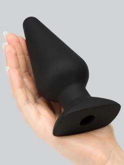 Lovehoney Large Classic Silicone Butt Plug 5.5 Inch -Online Sex toys shop 52007 a30702 black 003