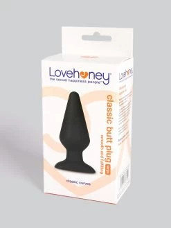 Lovehoney Large Classic Silicone Butt Plug 5.5 Inch -Online Sex toys shop 52007 a30702 black 005