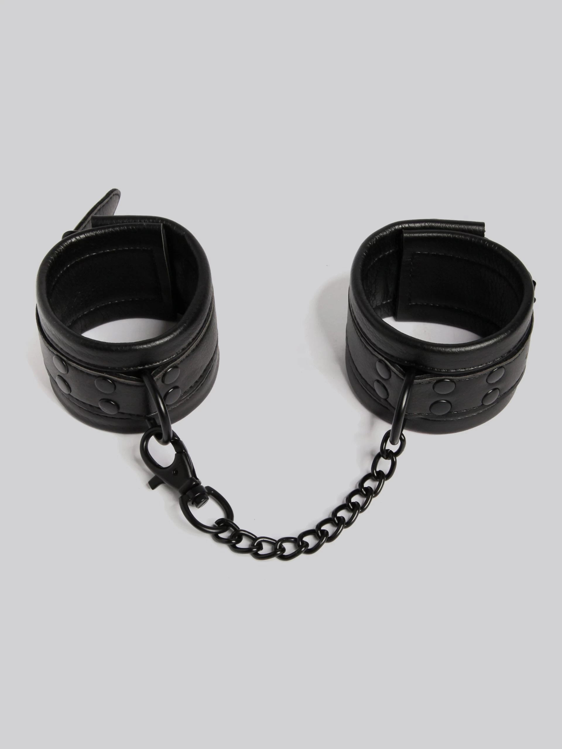 Bondage Boutique Faux Leather Wrist Cuffs 4 Bondage Boutique Faux Leather Wrist Cuffs - Image 2