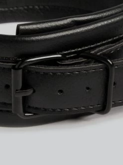 Bondage Boutique Faux Leather Collar And Leash -Online Sex toys shop 52072 a30757 black 004
