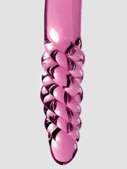 Icicles No 57 Realistic Double Ended Glass Dildo -Online Sex toys shop 52452 a30914 pink 002