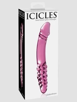 Icicles No 57 Realistic Double Ended Glass Dildo -Online Sex toys shop 52452 a30914 pink 005