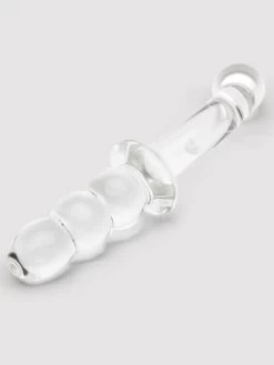 Lovehoney Ribbed G-Spot Sensual Glass Dildo 8 Lovehoney Ribbed G-Spot Sensual Glass Dildo -Online Sex toys shop 52501 a30941 clear 001
