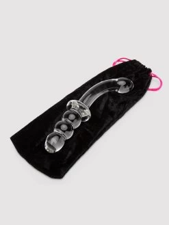 Lovehoney Ribbed G-Spot Sensual Glass Dildo 9 Lovehoney Ribbed G-Spot Sensual Glass Dildo -Online Sex toys shop 52501 a30941 clear 002