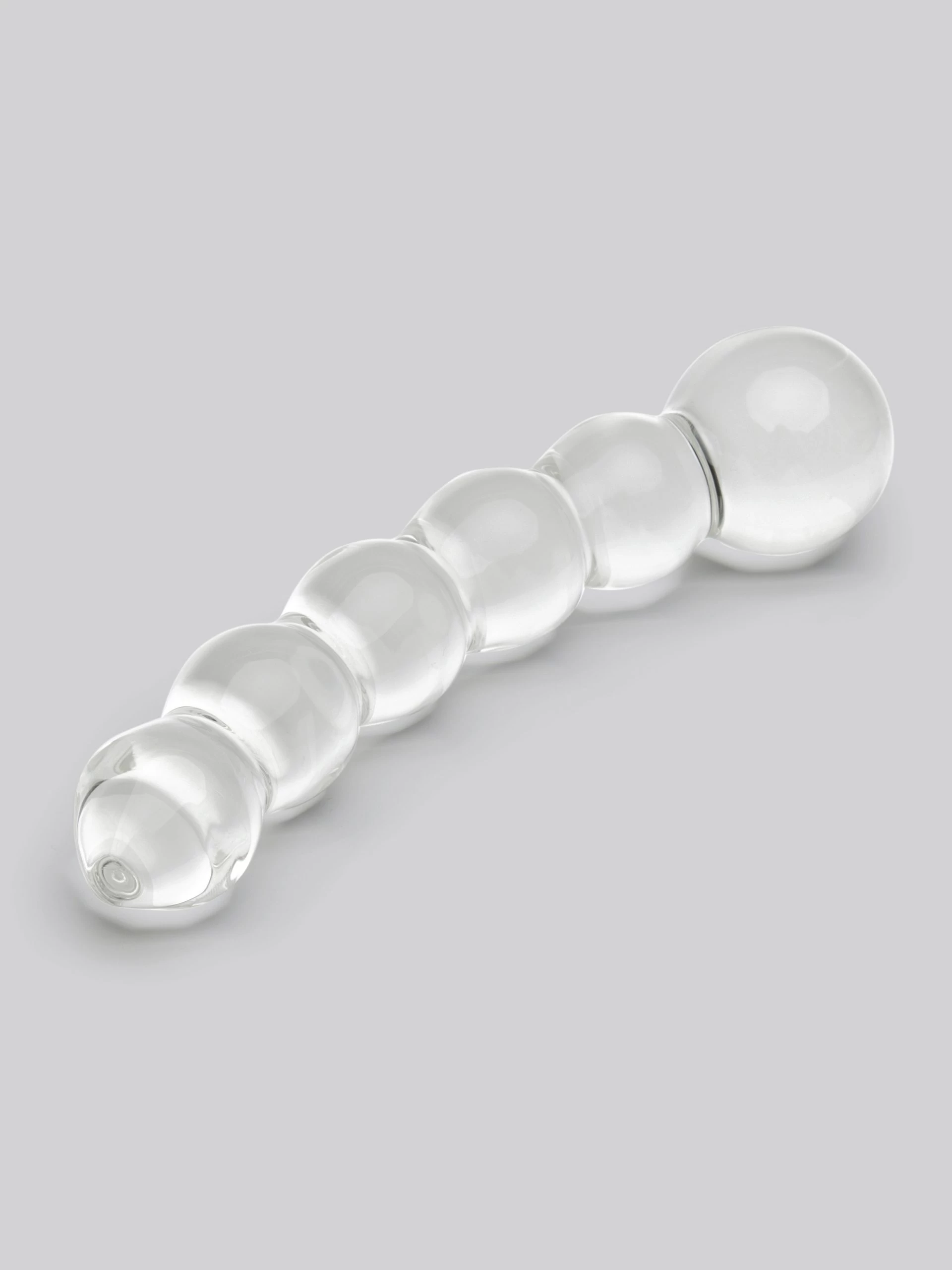 Lovehoney Beaded Sensual Glass Dildo 7 Inch 4 Lovehoney Beaded Sensual Glass Dildo 7 Inch - Image 2