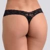 Lovehoney Wide Lace Crotchless Thong -Online Sex toys shop 52654 a30989 black regular 000
