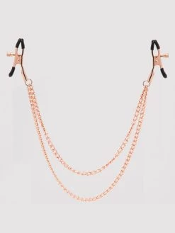 Entice Tiered Intimate Rose Gold Nipple Clamps