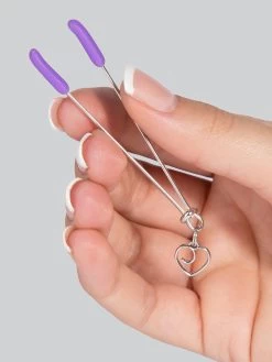 Lovehoney Pinch Perfect Adjustable Clitoral Clamp 8 Lovehoney Pinch Perfect Adjustable Clitoral Clamp -Online Sex toys shop 54512 a31537 silver 002