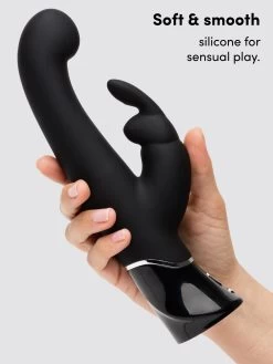 Fifty Shades Of Grey Greedy Girl G-Spot Rabbit Vibrator -Online Sex toys shop 54811 a31710 black 003