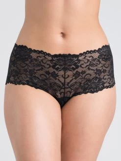 Lovehoney Flirty Black Lace Shorts -Online Sex toys shop 56967 a32337 black regular 001