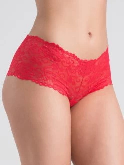 Lovehoney Flirty Red Lace Shorts -Online Sex toys shop 56970 a32337 red regular 002