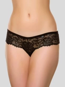 Lovehoney Flirty Black Lace Thong -Online Sex toys shop 56998 a32348 black regular 001