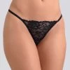 Lovehoney Flirty Black Lace G-String -Online Sex toys shop 57008 a32351 black regular 000