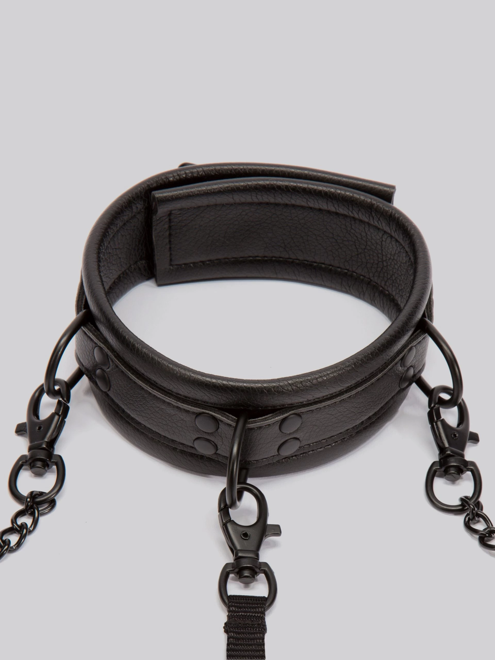 Bondage Boutique Faux Leather Collar And Cuff Set 7 Bondage Boutique Faux Leather Collar And Cuff Set - Image 5