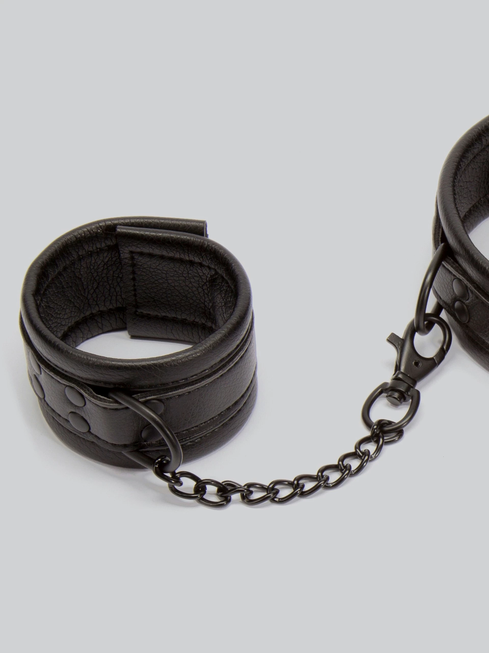 Bondage Boutique Faux Leather Collar And Cuff Set 8 Bondage Boutique Faux Leather Collar And Cuff Set - Image 6